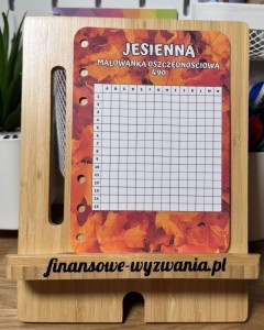 Jesienna malowanka oszczędnościowa