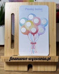 Zdrapka przebij balon