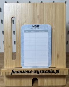 Moje wydatki szary do portfela